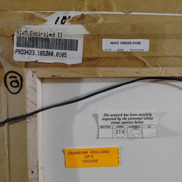 Peter Nixon Art Large Giclée Vintage Framed Signed Encircled II Ornate Frame HTF - Picture 5 of 14